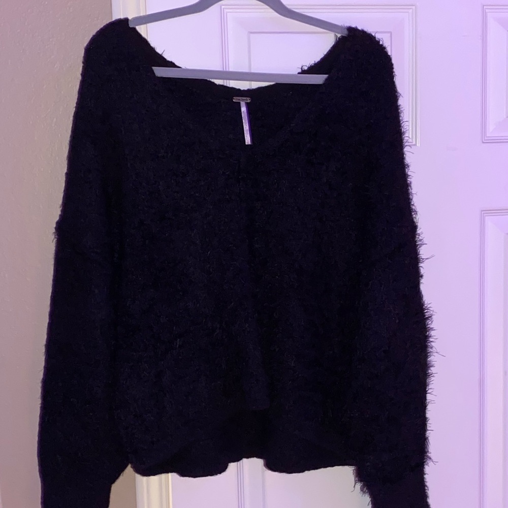 Free People Over Sized Cozy Knitted Sweater